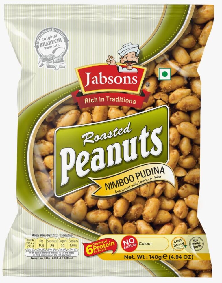 Roasted Peanut-Nimboo Pudina 140 GMS